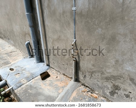 lightning arestor earting strip test joint view