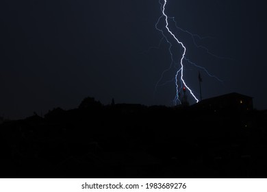 Lightning Bold Over The City