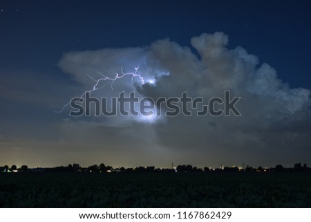 Similar – Image, Stock Photo summer thunderstorms