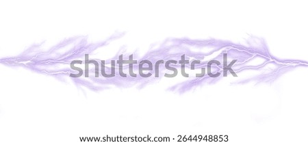 Lightning Bolt Vector on White Background