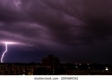 Lightning In The City Of Norman, Ok