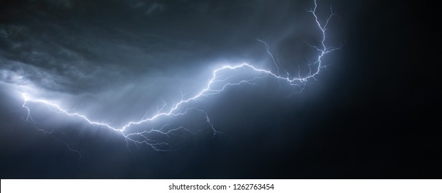 Lightning On A Dark Sky 