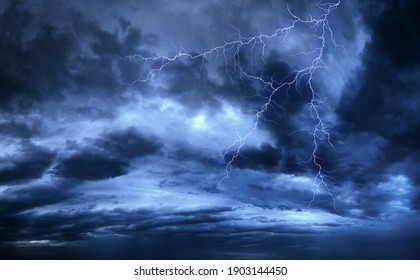 Lightning On A Stormy Day