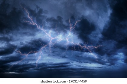 Lightning On A Stormy Day