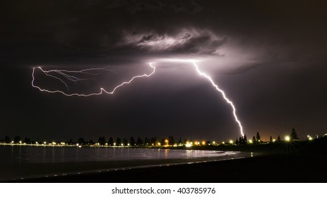 Lightning over Safety Bay
