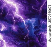 Lightning Seamless Patterns Thunderbolt Graphic