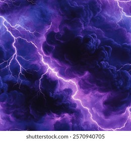 Lightning Seamless Patterns Thunderbolt Graphic