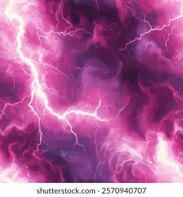 Lightning Seamless Patterns Thunderbolt Graphic