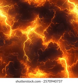 Lightning Seamless Patterns Thunderbolt Graphic