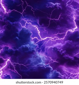 Lightning Seamless Patterns Thunderbolt Graphic