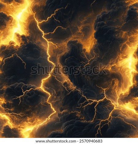 Lightning Seamless Patterns Thunderbolt Graphic