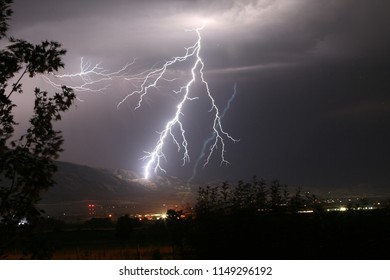 Lightning Strike In Cache County Utah