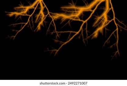 Lightning strikes background. Suitable for additional design. Lightning strikes background - Powered by Shutterstock - Get 15% off with code: PIKWIZARD15