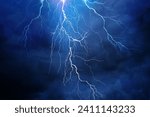Lightning, thunder cloud dark cloudy sky