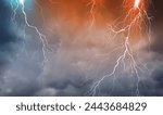 Lightning, thunder cloud dark cloudy sky