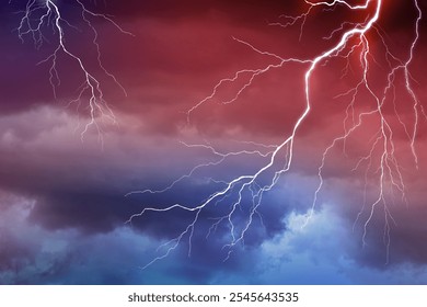 Lightning, thunder cloud dark cloudy sky - Powered by Shutterstock - Get 15% off with code: PIKWIZARD15