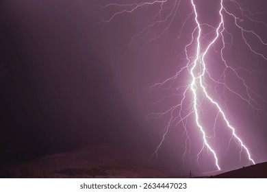 Lightning, thunder cloud dark cloudy sky