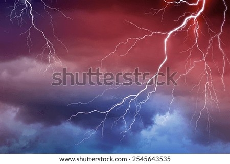 Lightning, thunder cloud dark cloudy sky