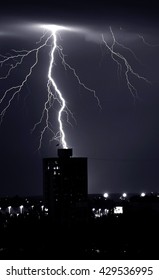 Lightning in town