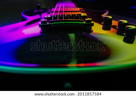 Lightpainting an einer E Gitarre