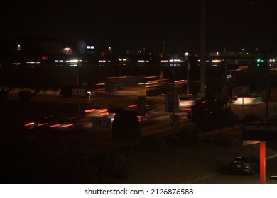 Lights Of El Paso, Texas At Night