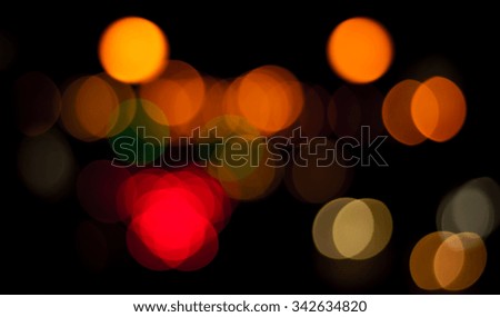 Similar – Image, Stock Photo Urban blur night lights IV