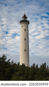 lighttower on the beach of Denmark