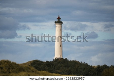 lighttower on the beach of Denmark