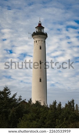 lighttower on the beach of Denmark
