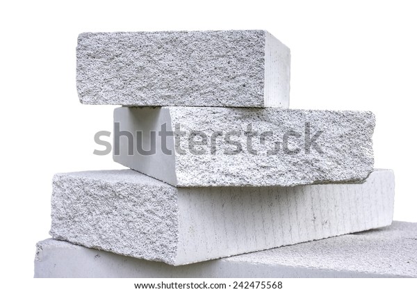 Lightweight Concrete Block Bricks Used Construction Stock Photo Edit Now 242475568