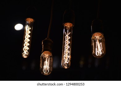 Ligth Bulb In Dark