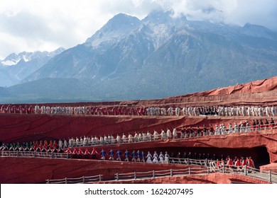 Lijiang Yunnan, China. 2019 Nov 26 Amazing Lijiang Impressions Show Directed By Zhang Yimou A Film Director 