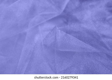 Lilac Tulle Fabric As Background