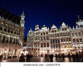 Lille, France Building Night