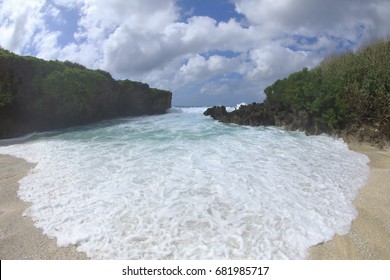 Lily Beach On Christmas Island Australian Stock Photo 681985717 ...