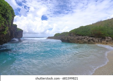 Lily beach is a small but popular beach on Christmas Island, an Australian territory in the Indian Ocean