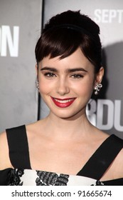 Lily Collins At The 