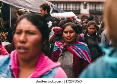 Lima, Peru: December 23 2018: Street Photography At Lima City