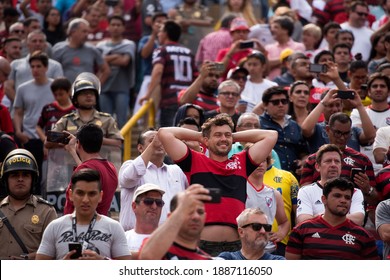 Lima, Peru, Novembro 23, 2019: Flamengo X River Plate In The Single Final Of The Libertadores De America Cup 2019 At The Monumental Stadium 