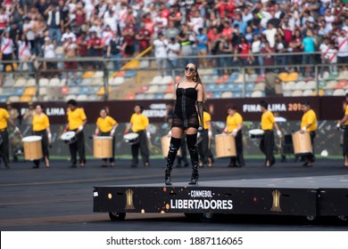 Lima, Peru, Novembro 23, 2019: Flamengo X River Plate In The Single Final Of The Libertadores De America Cup 2019 At The Monumental Stadium 