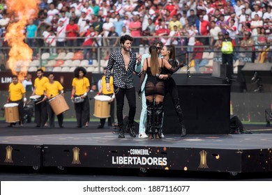 Lima, Peru, Novembro 23, 2019: Flamengo X River Plate In The Single Final Of The Libertadores De America Cup 2019 At The Monumental Stadium 