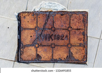 Limbang, Sarawak, Malaysia - December 6 2018: Rusty Duct Covers