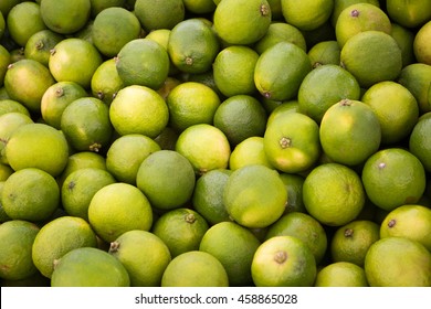 lime fruit background - pile of green lime fruits - Shutterstock ID 458865028