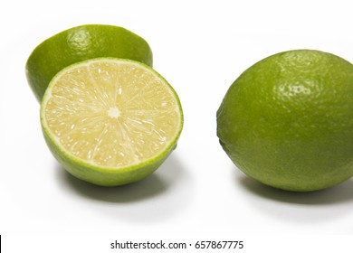 Lime isolated on white background