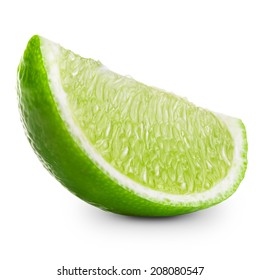 Lime Slice Isolated 