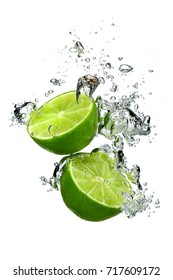 Lime And Water Drops