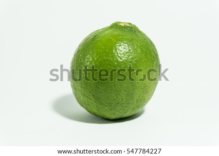 Lime with white background number2.