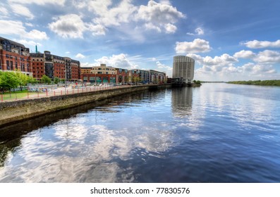 Limerick City View From Shannon River - Ireland