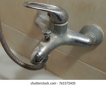 Limescale On Tap In Bathroom