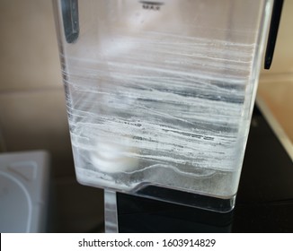 Limescale In A Water Container In A Coffee Machine